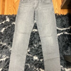 Ag Adriano Goldschmied Light Gray Denim Jeans